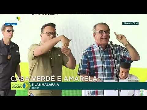 Silas Malafaia faz comício e ataca STF em evento oficial do governo