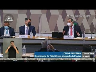 Ao suspender depoimento de advogado da Precisa, Aziz promete "tomar providências"