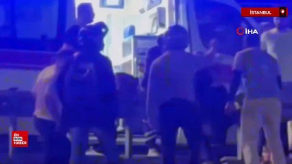 Bahçelievler’de motosikletle otomobil çarpıştı