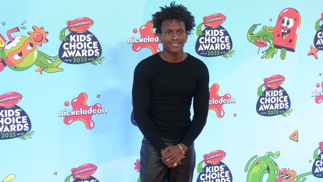 Israel Johnson 2025 Kids' Choice Awards Orange Carpet