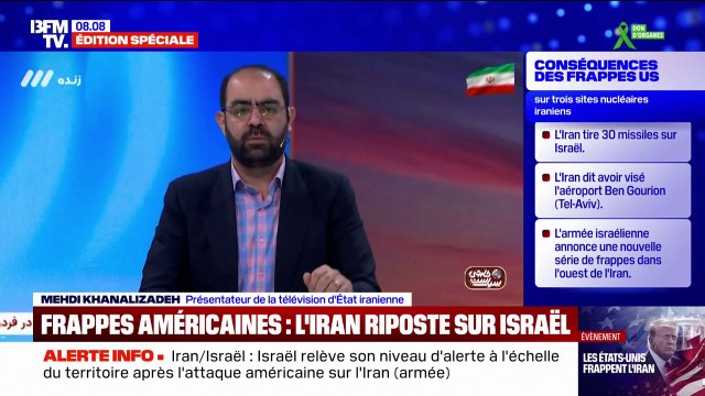 Frappes américaines en Iran: un présentateur de la télévision d'État iranienne a indiqué que l'Iran ne reconnaît plus aucune ligne rouge