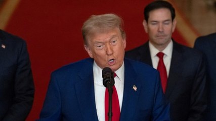 Así ha anunciado Donald Trump el ataque de EEUU a Irán