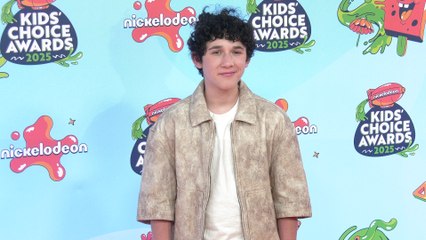 Sebastian Hansen 2025 Kids' Choice Awards Orange Carpet