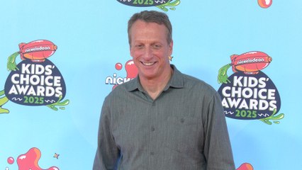 Tony Hawk 2025 Kids' Choice Awards Orange Carpet