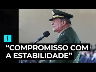 Comandante do Exército manifesta compromisso com "estabilidade" no país