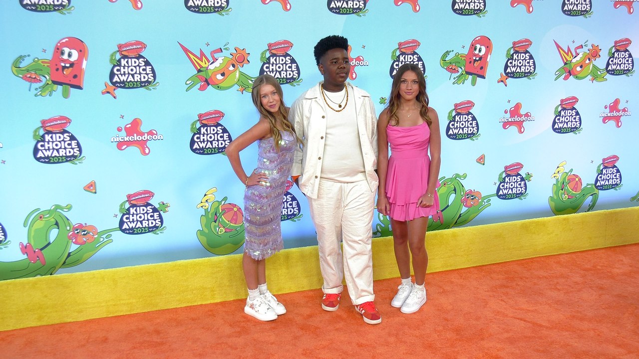 Kinley Cunningham, Nathan Broxton, and Maya Le Clark 2025 Kids' Choice ...