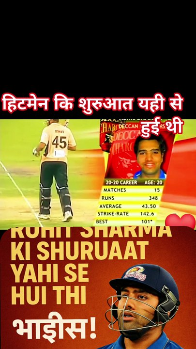 Rohit Sharma Journey Started Here