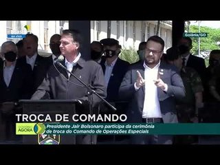 Bolsonaro: "O Brasil vive momentos não muito tranquilos"
