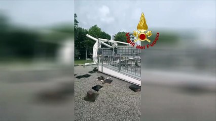 Lecco, crolla la ruora panoramica sul lungolago: le domande su come sia potuto succedere