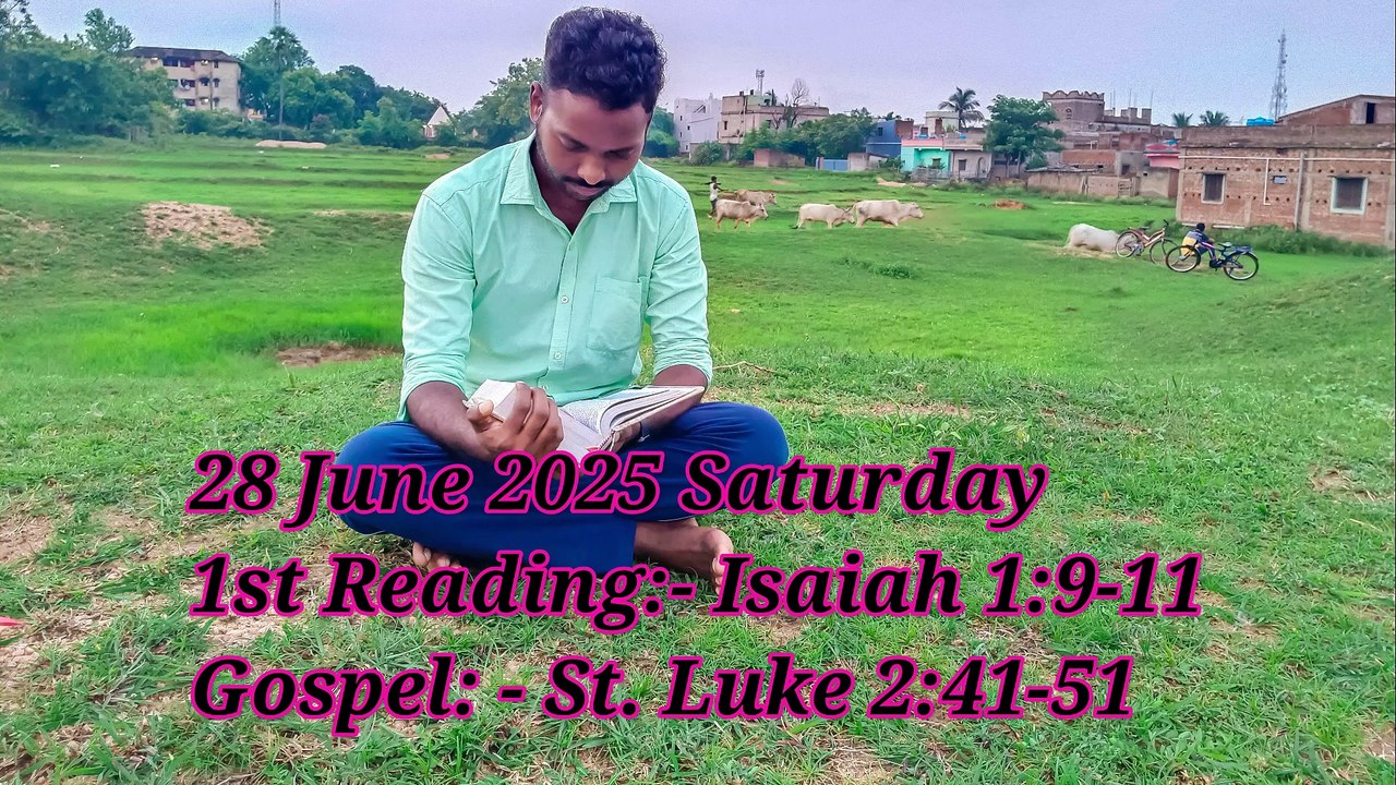 Catholic Daily Gospel and Reading in Hindi 28 June 2025 | Today's Bible Verse | Aaj ka Susamachar