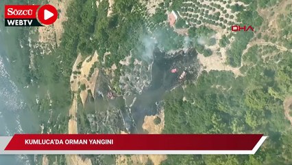 Kumluca’da orman yangını