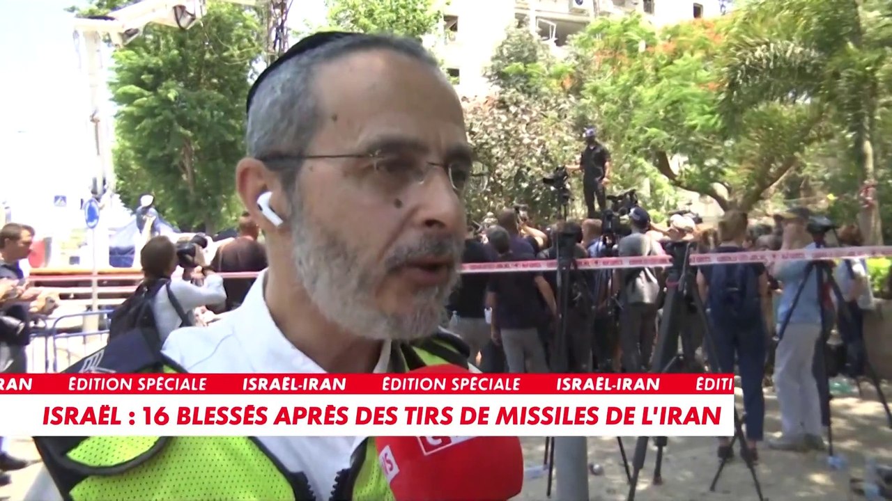 Un secouriste de «Sauveteurs sans frontières» témoigne des dégâts des tirs iraniens sur Israël