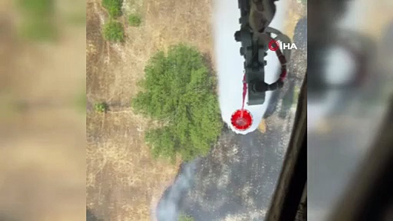 Antalya’da ormanlık alanı tehdit eden yangına müdahale ediliyor