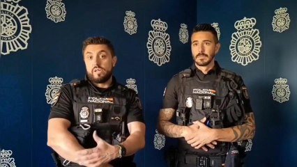 La rápida intervención de la Policía Nacional salva la vida a un nonagenario que se estaba atragantando en su domicilio.