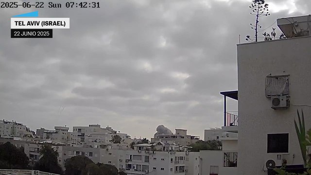 Irán bombardea varias ciudades israelíes como respuesta al ataque estadounidense