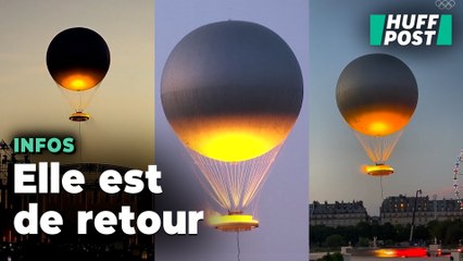 La vasque olympique fait son retour à Paris sur une reprise inédite de Daniel Balavoine