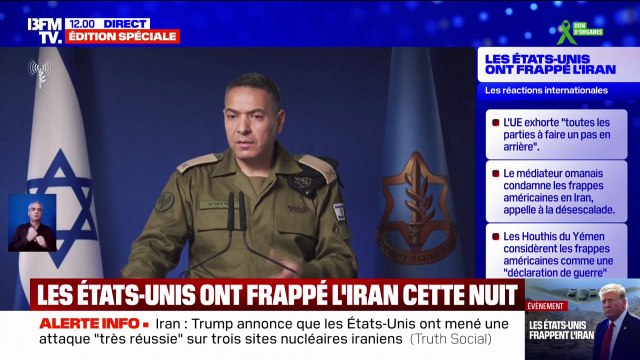 Israël-Iran: Nous allons continuer à frapper si nécessaire pour tenir nos objectifs , indique le porte-parole de l'armée israélienne