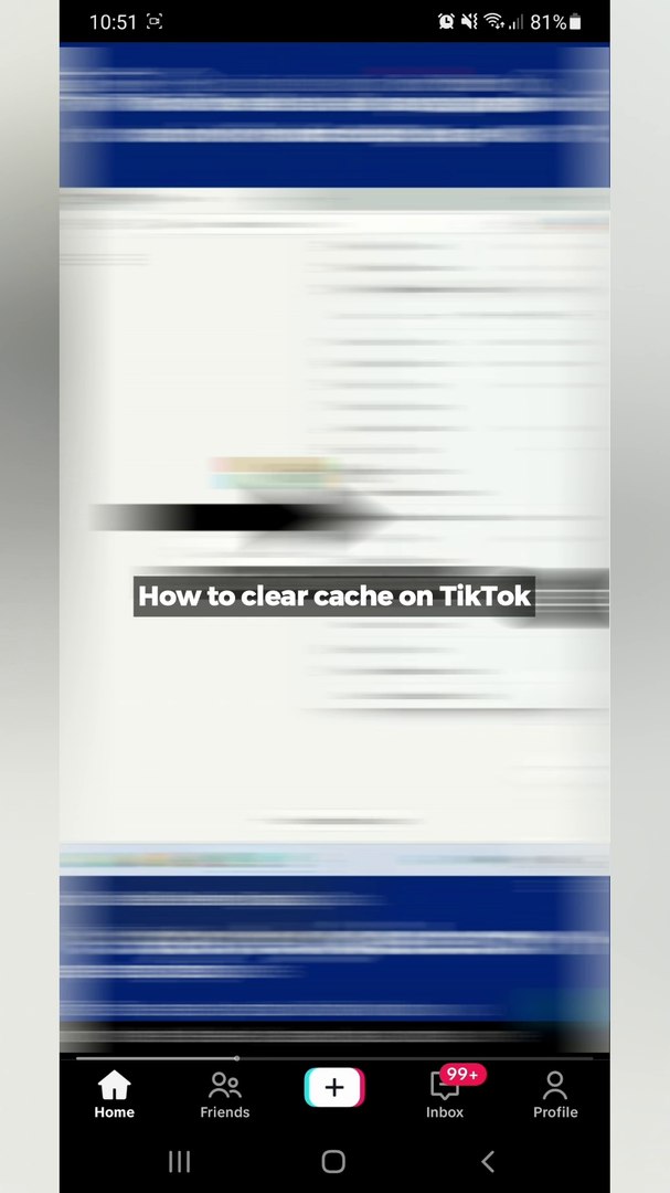 ⁣How to clear cache on TikTok