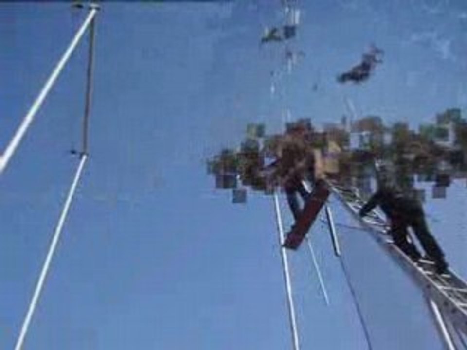 Scéance d'entrainement au trapèze volant