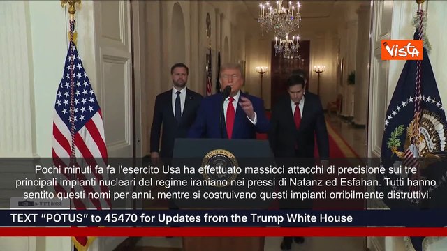 Usa bombardano tre siti nucleari in Iran, Trump: Ora la pace o ci sarà una tragedia