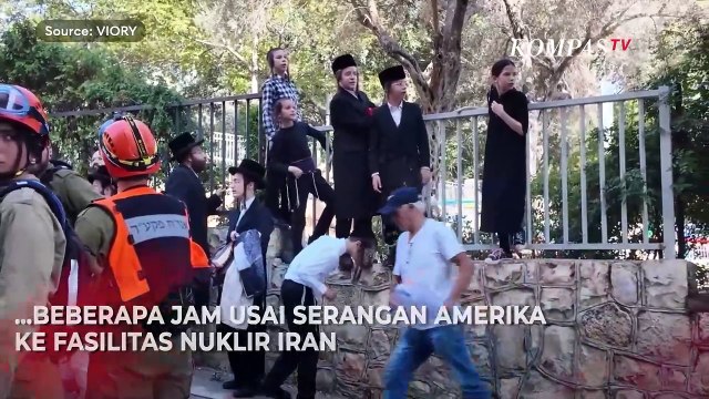 Iran Bombardir Haifa Israel Usai Diserang Amerika, Bangunan Porak Poranda!