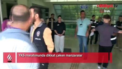 YKS maratonunda ikinci gün! Dikkat çeken manzaralar