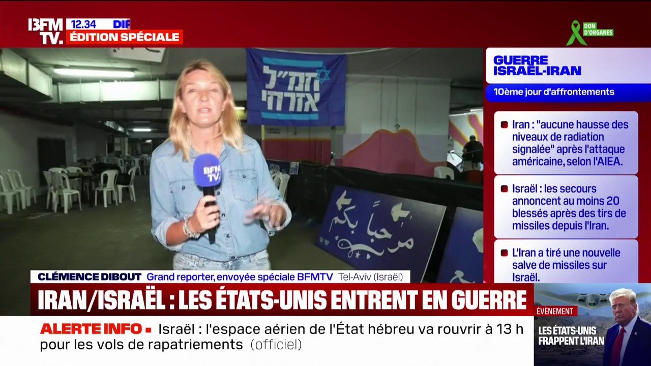 Israël-Iran: BFMTV a pu accéder au plus grand abri atomique d'Israël