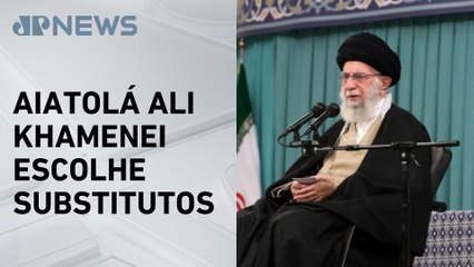 Líder Supremo do Irã nomeia três sucessores e teme assassinato após bombardeios dos EUA