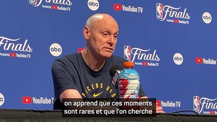 Pacers - Carlisle avant le match du titre : "J'adore cette pression"