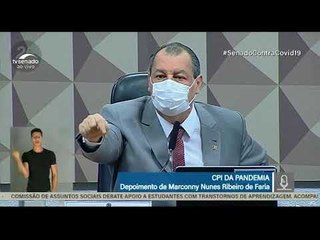 ‘Para pedir fechamento do STF é macho; na CPI, a conversa é outra', diz Aziz a Marconny Faria