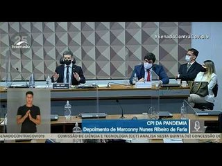 CPI da Covid: após tentar driblar senadores, Marconny Farias é ameaçado de prisão