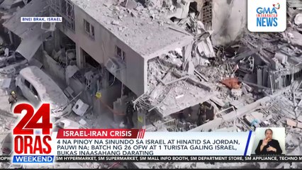 8 Pinoy na naipit sa gulo sa Iran, sa Huwebes posibleng dumating; halos 20 nagpahayag ng intensyong umalis ng Iran | 24 Oras Weekend