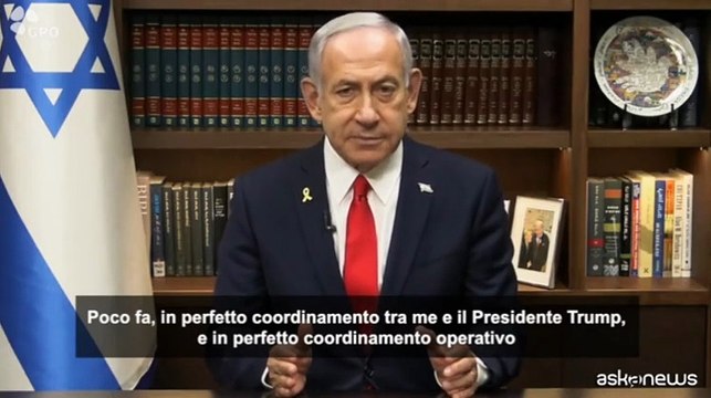 Iran, Netanyahu: attacchi Usa coordinati con Israele