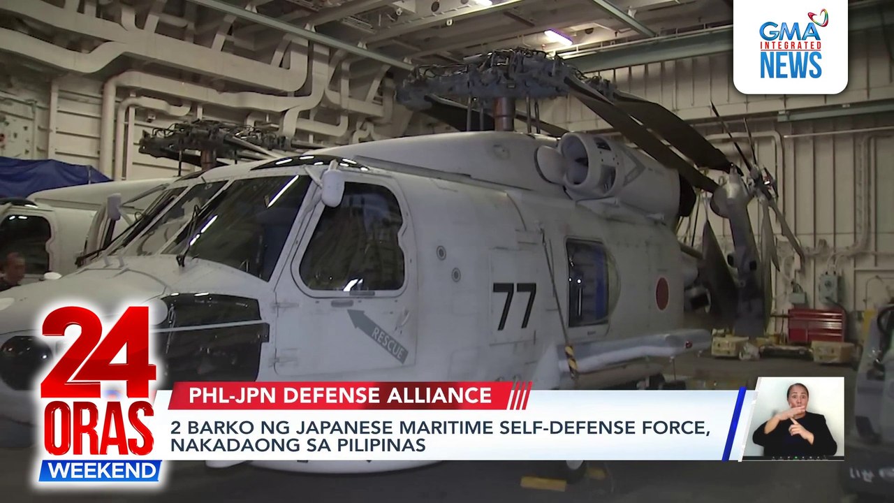 2 barko ng Japanese Maritime Self-Defense Force...