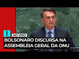 AO VIVO: Bolsonaro discursa na Assembleia Geral da ONU