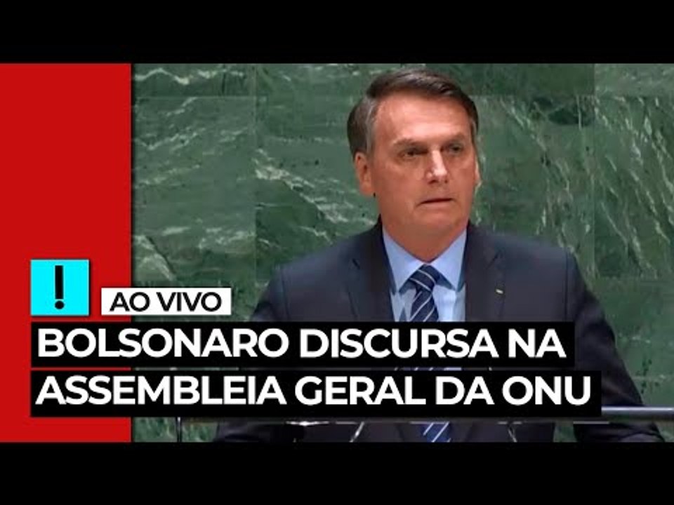 AO VIVO: Bolsonaro discursa na Assembleia Geral da ONU