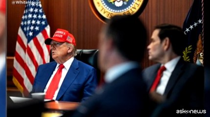 Le foto di Trump nella Situation Room durante l'attacco all'Iran