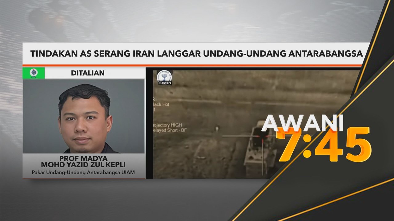 Tindakan AS serang Iran langgar undang-undang antarabangsa