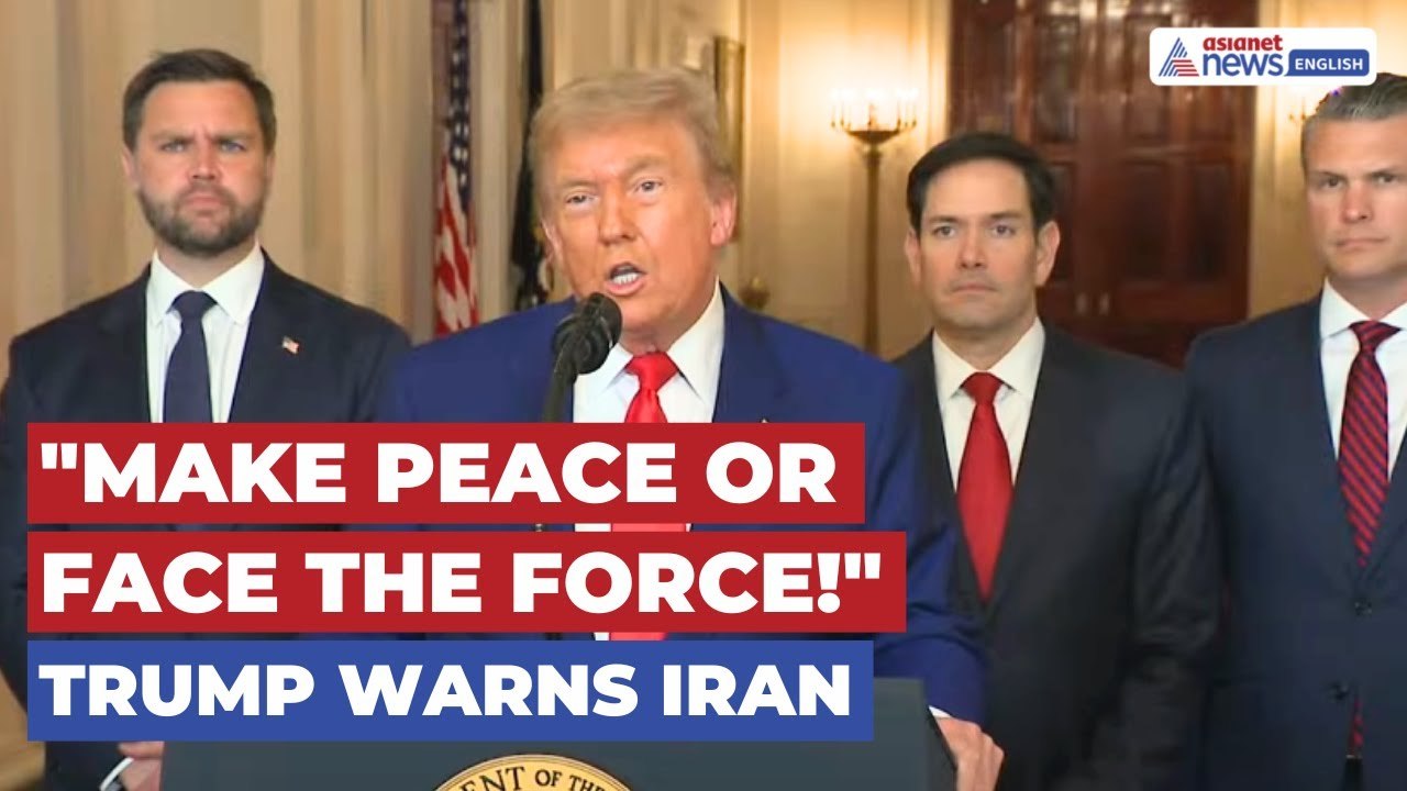 Peace or Destruction: Trump’s Fiery Address After Iran Strikes Shocks the World