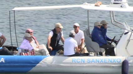 El rey Juan Carlos, arropado por la familia Zurita