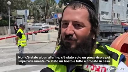 Gli israeliani raccontano l'attacco iraniano ad Haifa