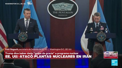 Secretario de Defensa de EE. UU. revela detalles de la operación contra el programa nuclear iraní