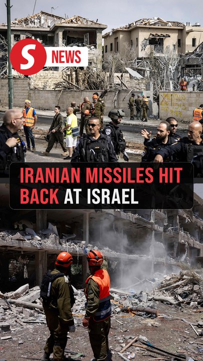 Iranian missiles hit Israeli cities after US strike on nuclear sites in Iran