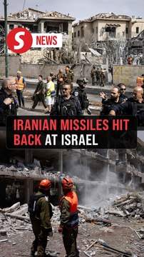 Iranian missiles hit Israeli cities after US strike on nuclear sites in Iran