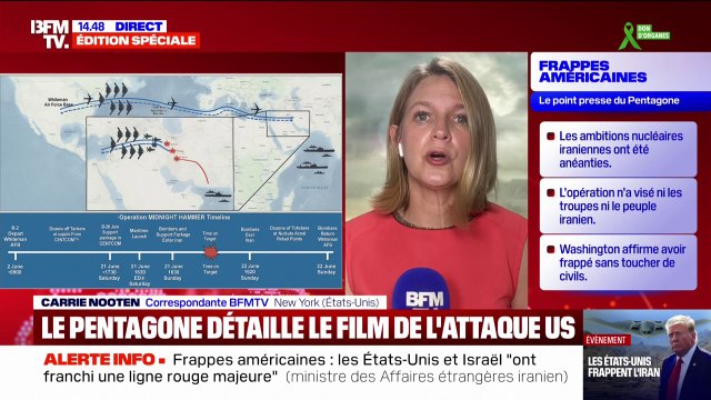 Frappes américaines en Iran: l'opération Midnight Hammer a mobilisé 125 appareils parmi des bombardiers B-2 et un sous-marin