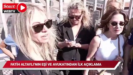 Fatih Altaylı'nın eşinin ilk sözleri