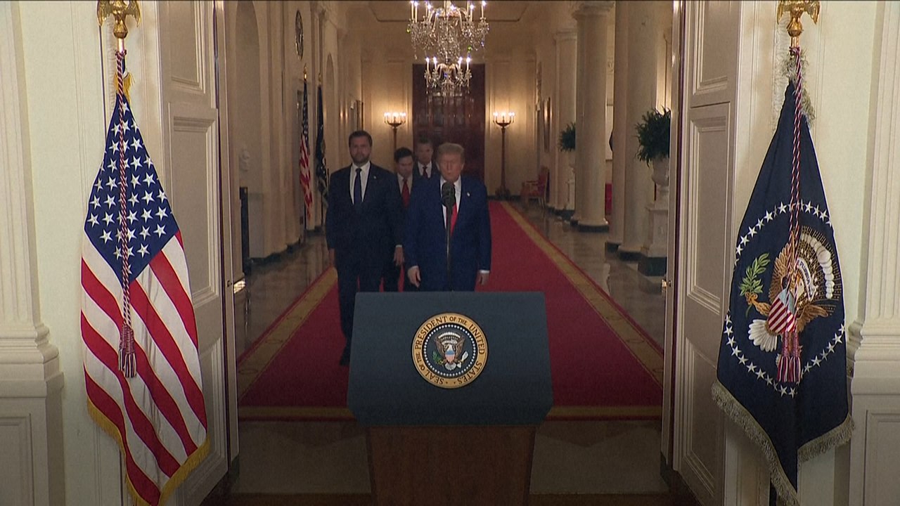 Trump se félicite des frappes américaines sur les installations nucléaires iraniennes