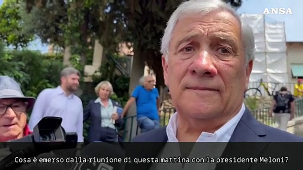 Iran, Tajani: "Governo al lavoro per tutelare i nostri concittadini"