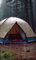 Trapped in a Rainy Forest | Cozy Camping in the Storm🌲⛺️