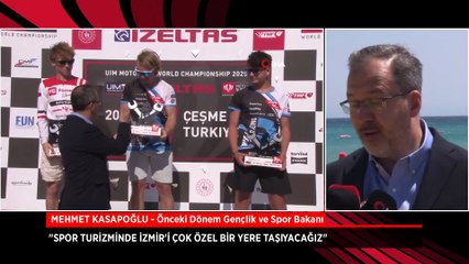 Mehmet Kasapoğlu: Spor turizminde İzmir'i çok özel bir yere taşıyacağız